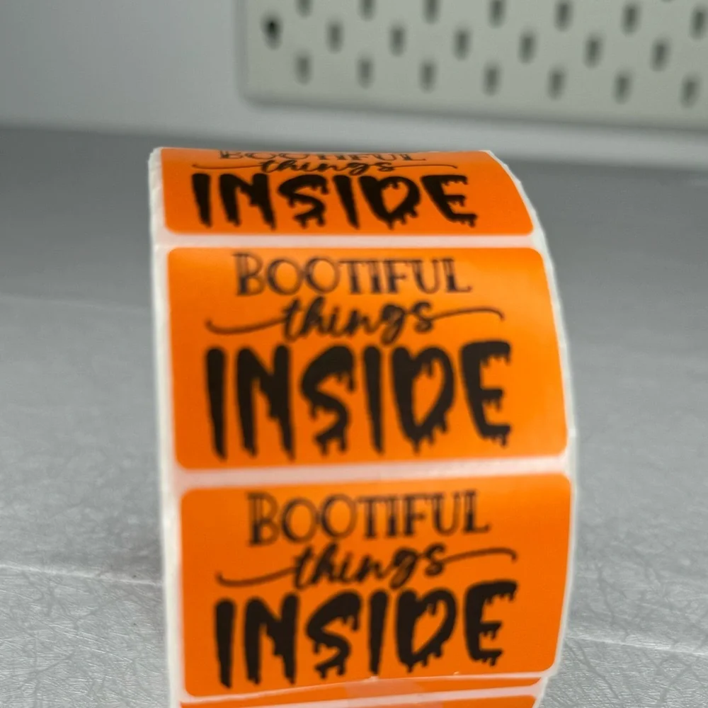 Boo-tiful Things Inside Sticker Halloween Sticker, Ghost Sticker, Packaging - Picture 3 of 11
